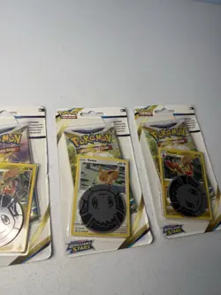 Pokemon Brilliant Stars Checklane Blister Pack - Eevee or Flapple Pack Of 3 Lot - Image 3