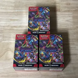 Pokemon TCG: Phantasmal Flames Factory Sealed Booster Bundle LOT OF 3 - Image 1