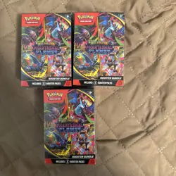 Pokemon TCG: Phantasmal Flames Factory Sealed Booster Bundle LOT OF 3 - Image 1