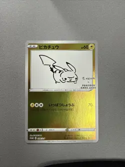 Pokemon Card Pikachu 208/S-P PROMO Yu Nagaba Card Holo #15717 T - Image 1
