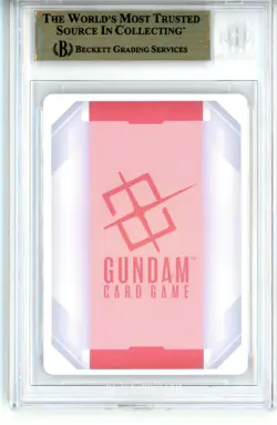 BGS GEM MINT 9.5 Gundam Card Game Resource R-002 C++ Gundam Newtype Rising (Jp) - Image 2