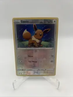 130/185 Eevee Cosmos Holo Promo Pokemon TCG Vivid Voltage Reverse Holo Card - Image 1
