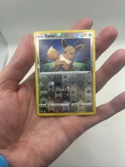 130/185 Eevee Cosmos Holo Promo Pokemon TCG Vivid Voltage Reverse Holo Card - Image 3