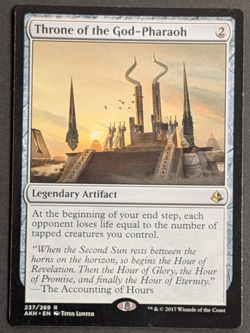 MTG Card - 1x Throne of the God-Pharaoh - Amonkhet - NM/LP - Magic The Gathering - Image 1