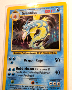 1999 wotc Gyarados 6/102 Base Set Holo Rare Pokemon Card - Image 4
