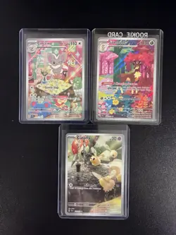 Pokemon Illustration Rare Lot x3 Cards Sawsbuck Cutiefly Cinccino - Image 1