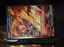 3 x Stamped Pokemon TCG Team Rocket's Moltres ex Destined Rivals UPC Promo Cards - Image 2