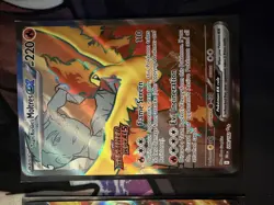 3 x Stamped Pokemon TCG Team Rocket's Moltres ex Destined Rivals UPC Promo Cards - Image 4