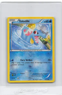 Totodile 15/119 - XY-Phantom Forces - Reverse Holo - POKEMON CARD - LP - Image 1