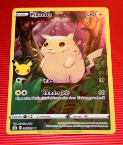 Pikachu HP60 2021 *Celebrations* Pokemon Trading Card No. 005/025 - Image 1