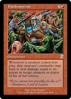 Pandemonium - Time Spiral - Magic mtg - Exc - Image 1