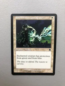 Mtg Apocalypse Shield of Duty and Reason NM - Image 1