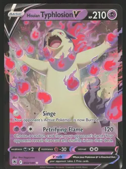 Hisuian Typhlosion V 053/189 Ultra Rare Pokemon TCG SWSH10: Astral Radiance NM - Image 1