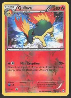 Quilava 19/162 Reverse Holo Pokemon TCG XY - BREAKthrough LP - Image 1