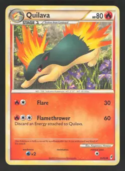 Quilava 49/95 Pokemon TCG Call of Legends LP - Image 1