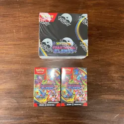 Pokemon TCG Mega Evolution Phantasmal Flames Booster Display box And x2 Bundle. - Image 1
