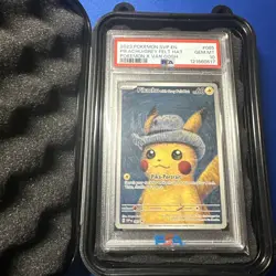 2023 POKEMON SVP POKEMON X VAN GOGH PROMO #085 PIKACHU WITH GREY FELT HAT PSA 10 - Image 5