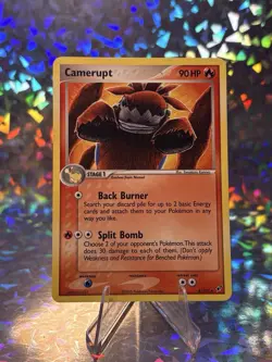 POKEMON TCG CAMERUPT 4/107 NON HOLO RARE EX DEOXYS KOMIYA LP - Image 1