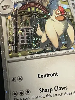 Vigoroth (161/193) Paldea Evolved - Cosmo - NM - w/swirl - ‘23 - Pokemon TCG - Image 3
