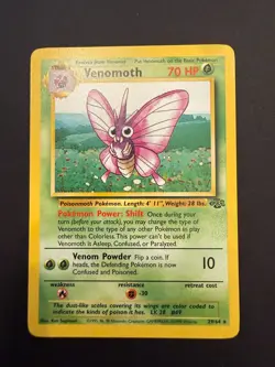 Pokemon TCG Venomoth Jungle 29/64 Regular Near Mint! - Image 1