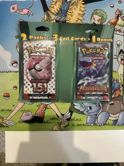 Lot Of 2 POKEMON 151 & PALDEA EVOLVED 2 PACK BLISTER FACTORY SEALED Free Shippin - Image 2