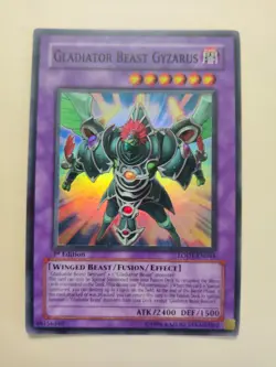 Yugioh! Gladiator Beast Gyzarus LODT-EN044 Super Rare 1st Ed LP - Image 1