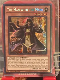 Yugioh The Man with the Mark MZTM-EN001 Secret Rare 1st Ed Near Mint - Image 1