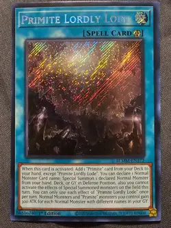 Primite Lordly Lode BLMM-EN172 Secret Rare NM 1st Edition Yu-Gi-Oh! - Image 1
