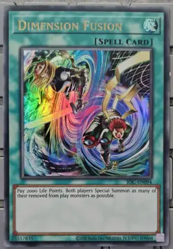 IOC-EN094 Dimension Fusion - Ultra Rare 25th Anniversary Edition Mint YuGiOh - Image 1