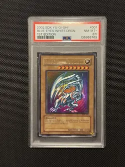 Yugioh Blue Eyes White Dragon 1st Edition SDK-001 PSA 8.5 - Image 1