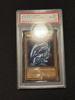 Yugioh Blue Eyes White Dragon 1st Edition SDK-001 PSA 8.5 - Image 2