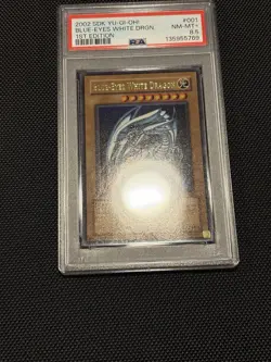 Yugioh Blue Eyes White Dragon 1st Edition SDK-001 PSA 8.5 - Image 4