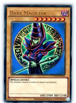 Dark Magician (C) Ultra Rare Unlimited YGLD-ENC09 NM - Image 1