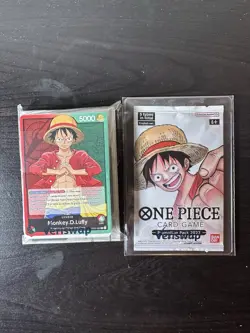 One Piece CCG Demo Deck Pre-errata 2022 (2 Decks) With 1 Sealed Promo Pack - Image 2