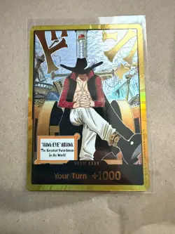 One Piece · Dracule Mihawk Gold Don!! · The Azure Sea's Seven OP14 · Englisch - Image 1