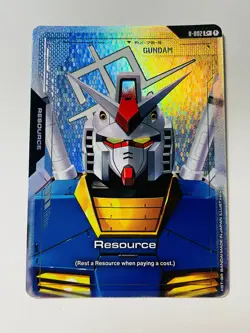 Mobile Gundam Suit Card Game Foil Resource R-002 C+ NM Alt Art Newtype Rising - Image 3
