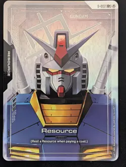 Resource (R-002) C+ | ENGLISH | Gundam Card Game, Newtype Rising NM - Image 1