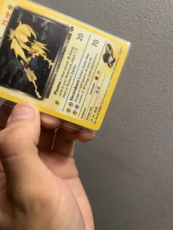 Rocket's Zapdos 15/132 Gym Challenge Holo Wotc Pokemon Card Played Vintage - Image 4