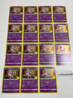 Pokemon Celebrations Mew 011/025 Rare Card Lot Of 15 - Image 1