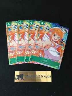 ONE PIECE Card Game Nami P-102 McDonald’s 2025 Promo Pack 4 Set Japanese OP13 NM - Image 1