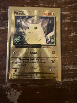 Pikachu - (Celebrations Metal Card) 058/102 Miscellaneous Cards & Products Holo - Image 1