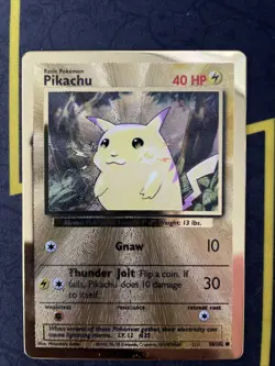 Pikachu - (Celebrations Metal Card) 058/102 Miscellaneous Cards & Products Holo - Image 1