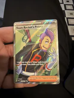 Pokemon TCG Team Rocket's Petrel 226/182 DRI Destined Rivals Ultra Rare NM Holo - Image 2