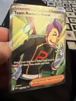 Pokemon TCG Team Rocket's Petrel 226/182 DRI Destined Rivals Ultra Rare NM Holo - Image 3