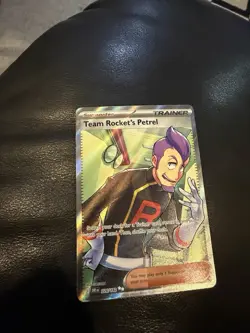 Pokemon TCG Team Rocket's Petrel 226/182 DRI Destined Rivals Ultra Rare NM Holo - Image 4