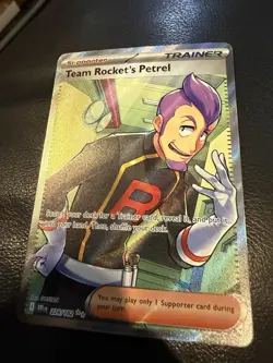 Pokemon TCG Team Rocket's Petrel 226/182 DRI Destined Rivals Ultra Rare NM Holo - Image 5