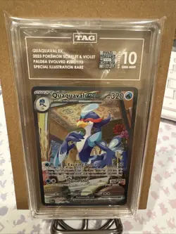 Pokemon TCG Quaquaval EX Scarlet & Violet Paldea Evolved Card 260/193 - Image 1