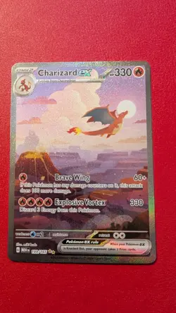 Pokemon TCG Charizard EX 199/165 Scarlet & Violet 151 Card DMG *READ DESCRIPTIO* - Image 1