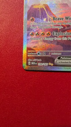 Pokemon TCG Charizard EX 199/165 Scarlet & Violet 151 Card DMG *READ DESCRIPTIO* - Image 5