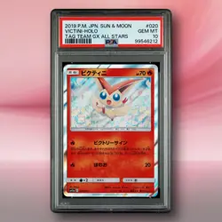 Victini - PSA 10 - Tag Team GX All Stars SM12a 020/173 Holo Rare Pokemon Card - Image 1